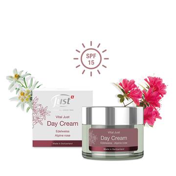 Vital Just Day Cream Edelweiss Alpine rose