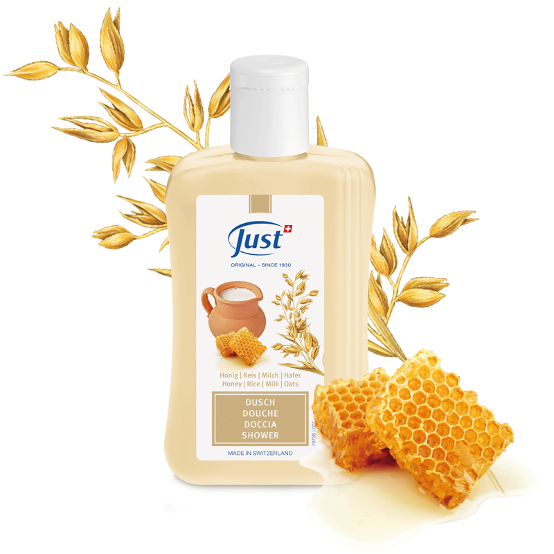 Miel - Riz - Lait - Avoine Douche - Douche - Just - Produits naturels